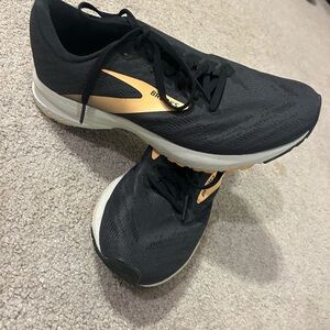 Brooks Black and Gold Running Shoes